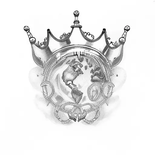 Wrld With Crown Around It