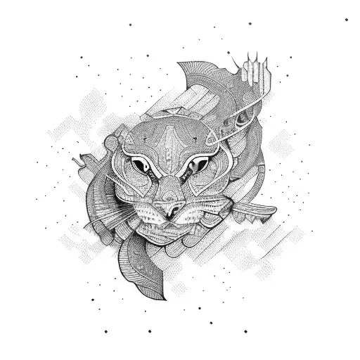 Blackout Lines Of Pattern Of Lines In Wood