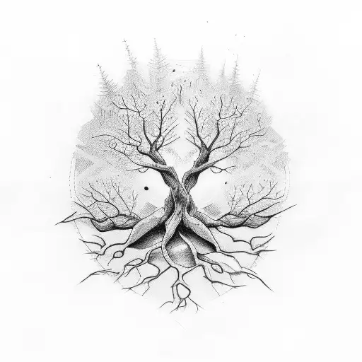 Write Proverbs 1 Hebrew With Tree Roots Underneath