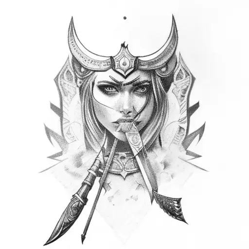 Warrior Athena With Smokes