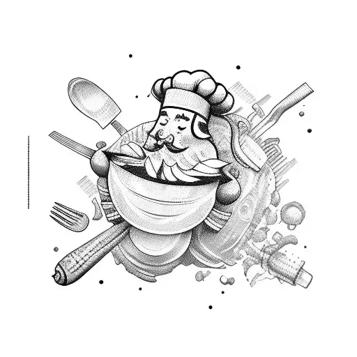 Chef Sleeve Vegetables