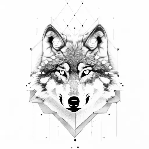 Wolf Protecting A Girl