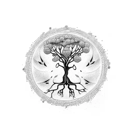 Tree Of Life With Words 1951-2018 Sigre