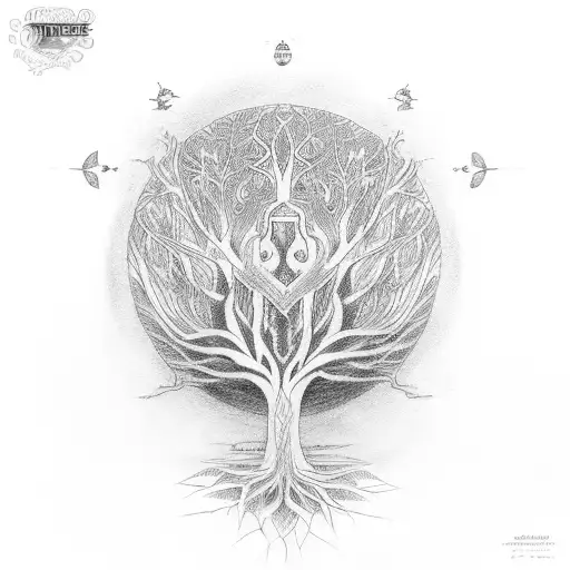 Tree Of Life With The Words Sigre 1951-2018