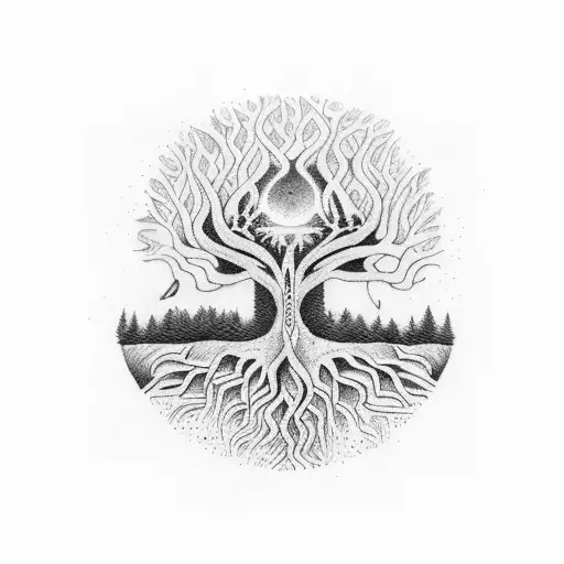 Tree Of Life With The Words Sigre 1951-2018