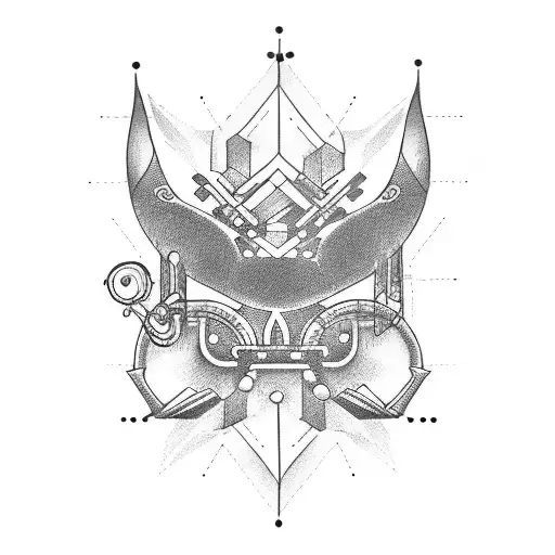 Music Minimalist Tattoo For Side Elbow