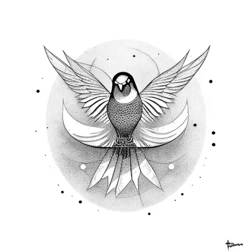 Bird Saying Leave What's Heavy Behind