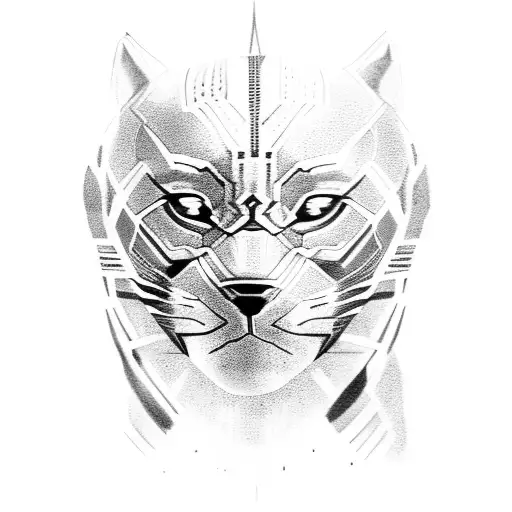 Black Panther With Cub