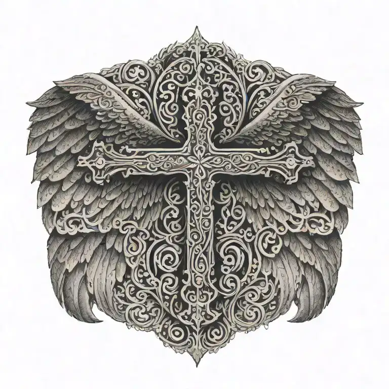 Wing With Cross
