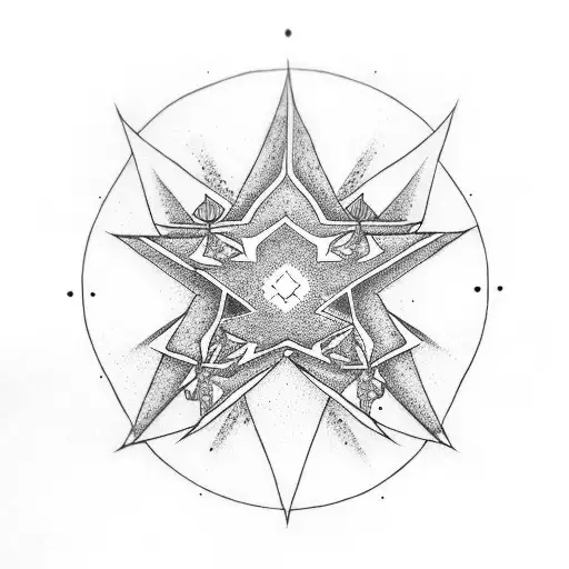 Tjitjak Dotted Star Sign