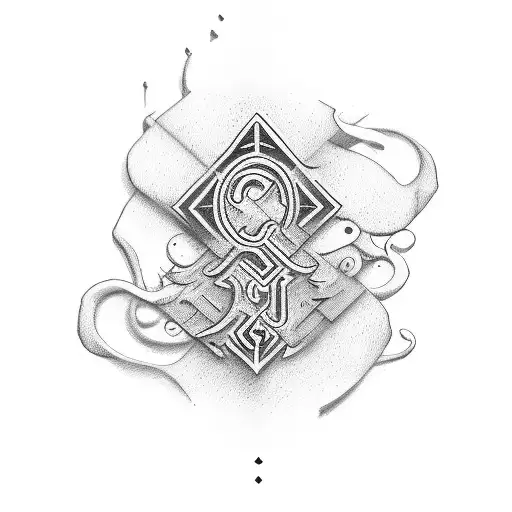 The Words Guy & Maya Or Initials As A Tattoo Logo