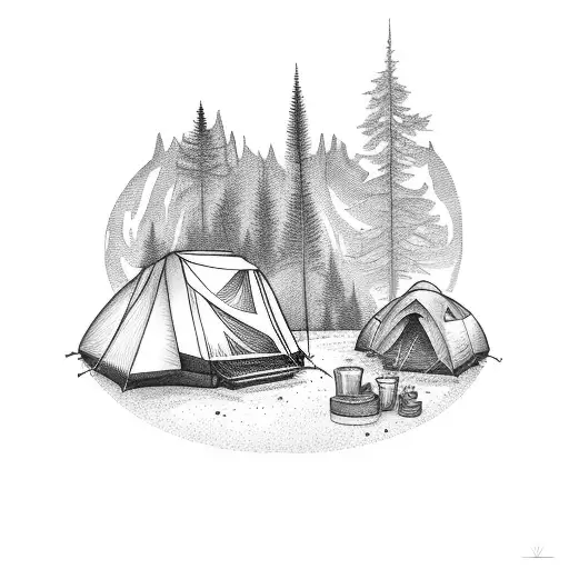 Camping Skills Around The Arm