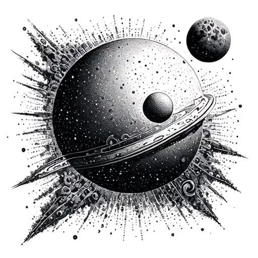 Krukova Creck With Kryukova Suspension In Space