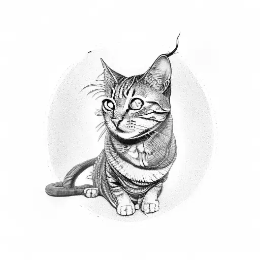 Noodle Cats Around The Collarbone