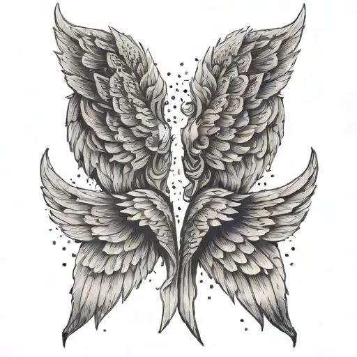 Devil's And Angel Wings