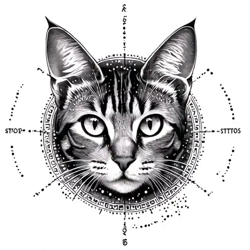 Bengal Cat Creates A Magic Circle And Stops Time