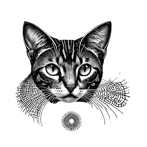 Bengal Cat Creates Magic Circles