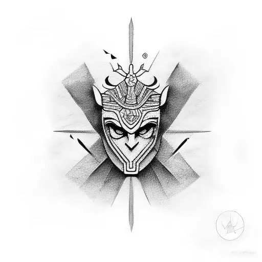 Create A Tattoo Design Inspired By A Famous Greek Mythological Character Playing Soccer