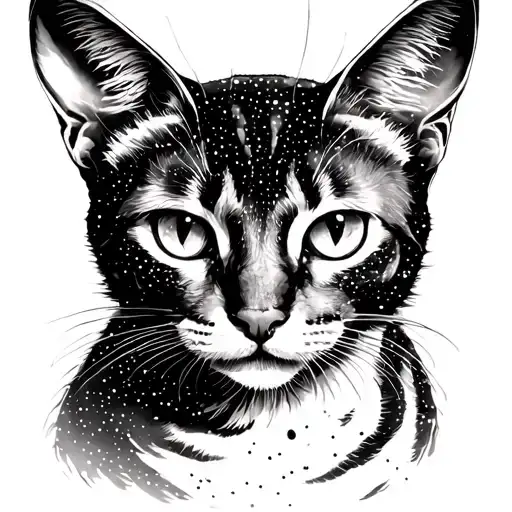 Bengal Cat In The Universe