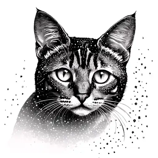 Bengal Cat In The Universe