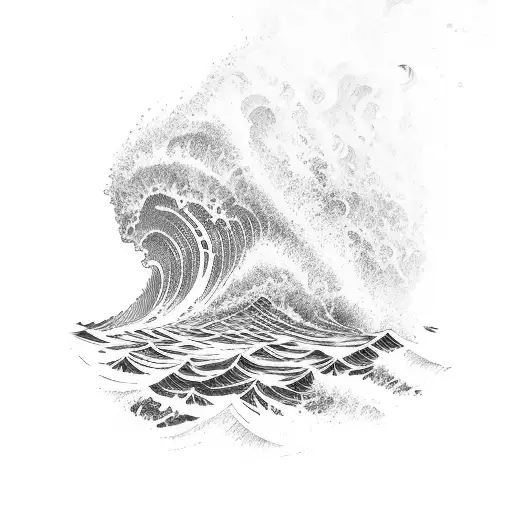 Ocean Wave With Jetski