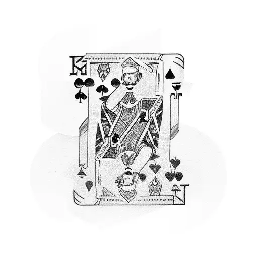 Poker Card With Lucky Charm