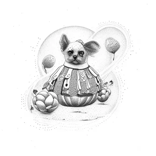 Treble Cleff With The Word Thankful