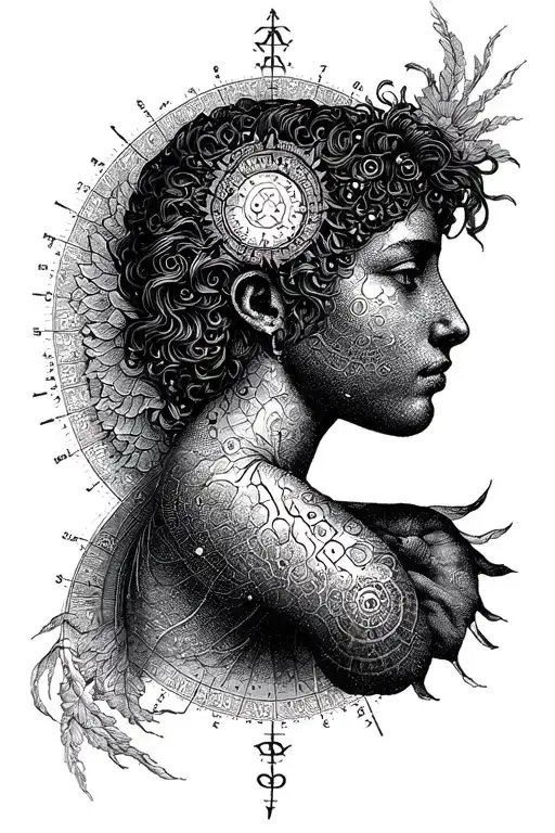 Birth Charts Sleve Tattoo On My Arm