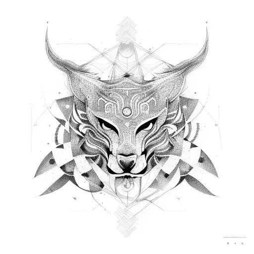 A Dynamic Abstract Design Representing The Harmony Of Nature And Business