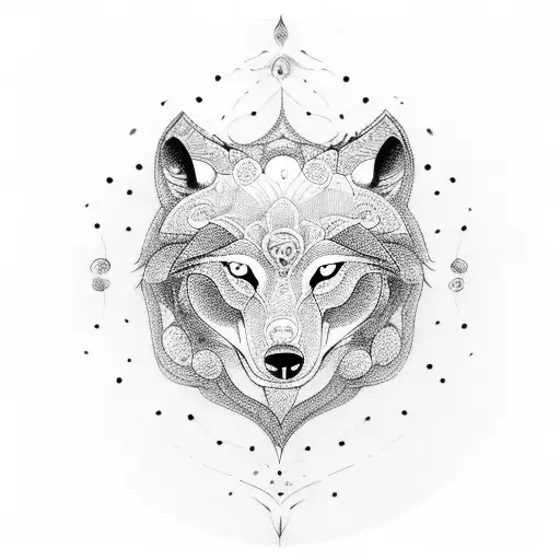 Ying Yang Wolf Moon