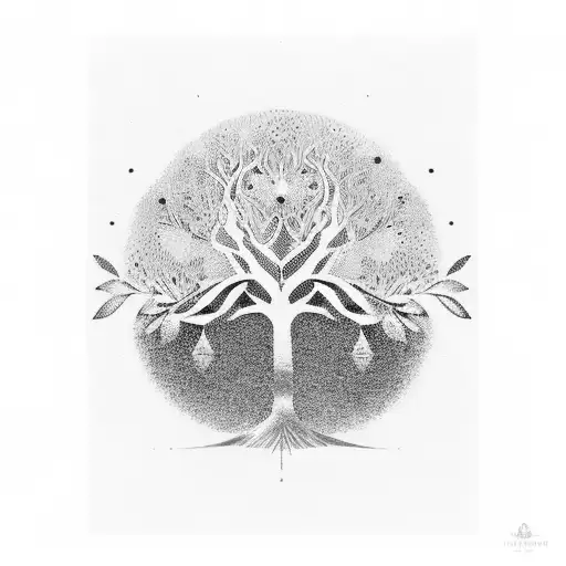 Tree In Gold Proportion