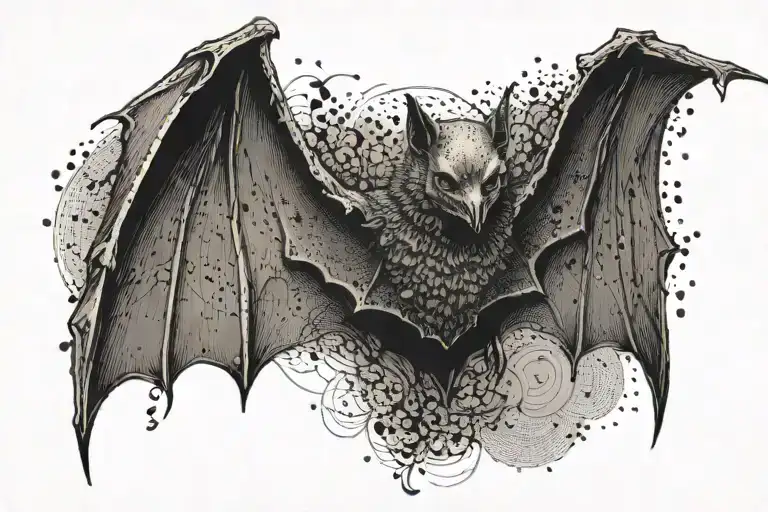 Bat With Torn Wings