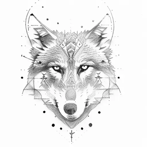 Wolf Half-face