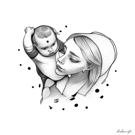 Father Holding Child