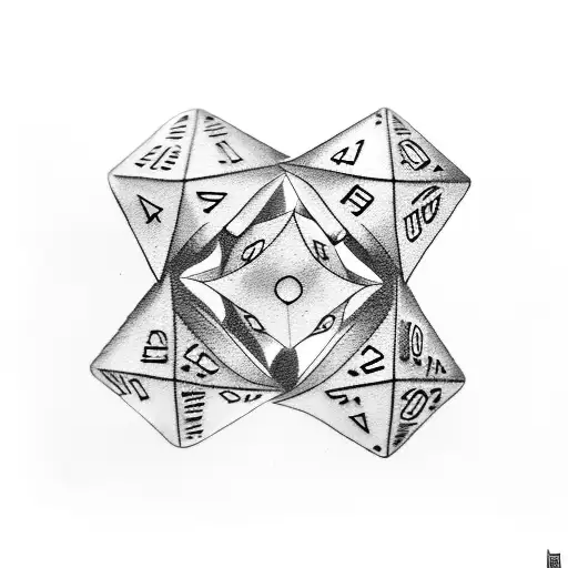 Shooting Stars Made Out Of A Dice Set