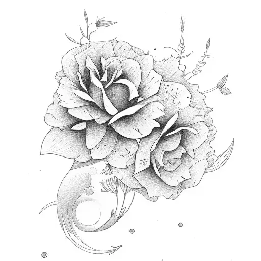 Flowers Modern Including Name Of My Wife Lara