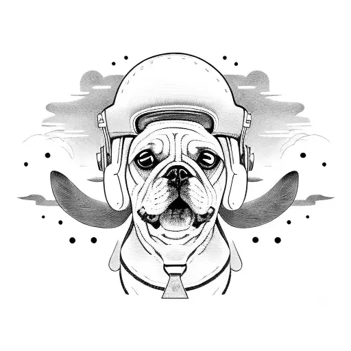 A Dog Driving A Vintage Convertible With Its Head Out The Window