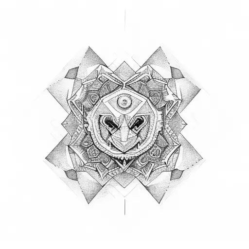 Sports With Mandala Design And Black Rings