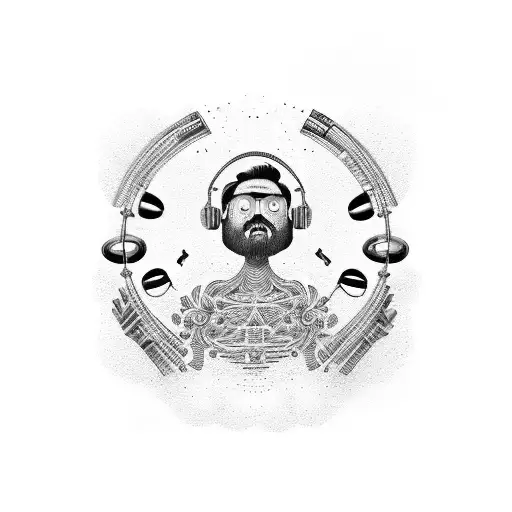 Man Turning Into Music Itself