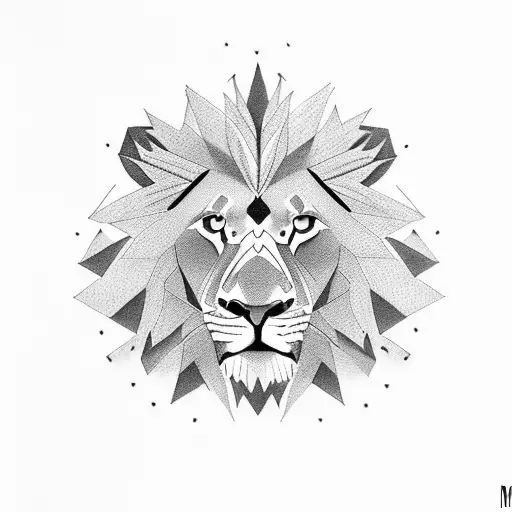 Letter M With Lion