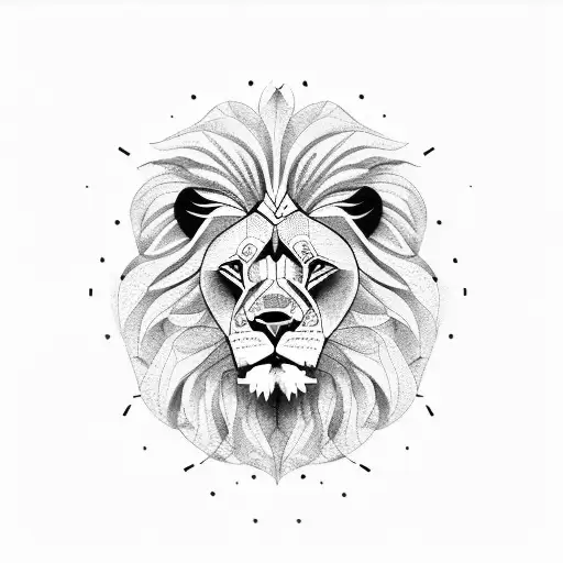 Lion Avec Une Horloge