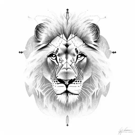 Lion Connected To A Lioness With A String Of Fate