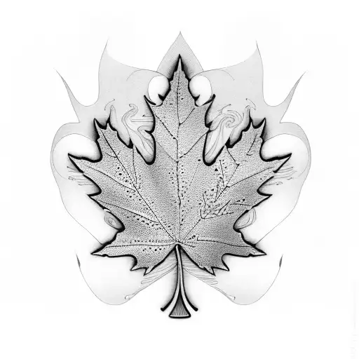 Maple Leaf And Kangaroo