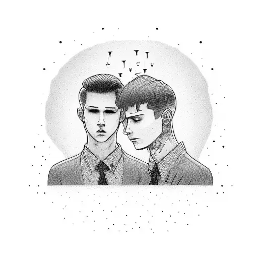 Gay Couple And Text Loyalty