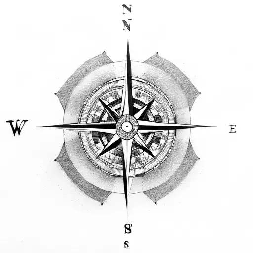 Compass With Stuff Around It