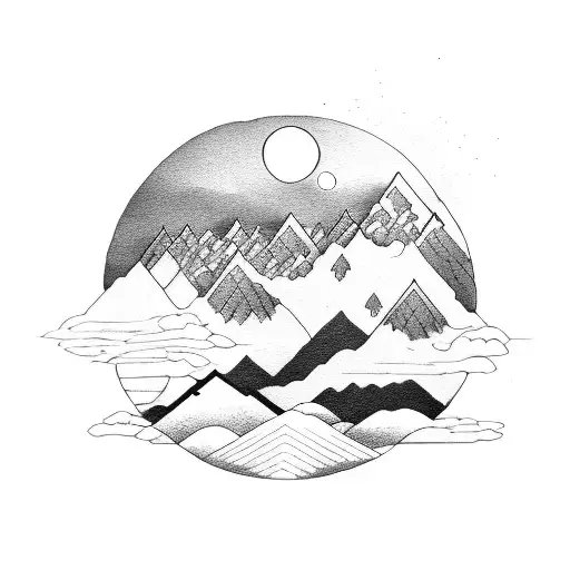 Ying Yang City Mountain