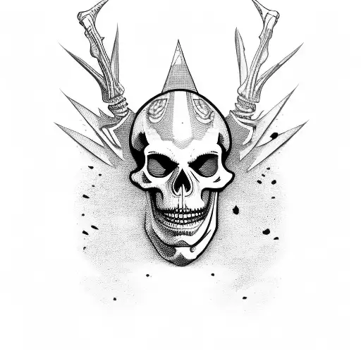 Skeleton Joseph Smith With Bullet Holes Riding A Tapir