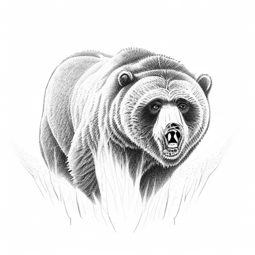 Grizzly And Gorilla Half And Half