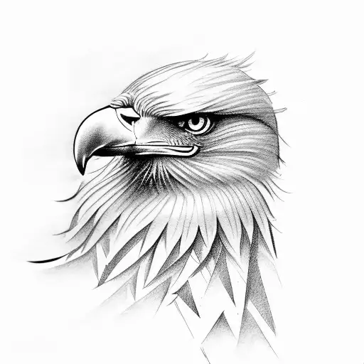 Greek God Killing Eagle With Sword