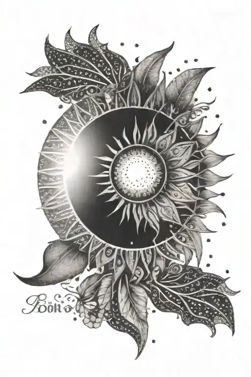 Boho Sun Shining With Quote Within You Is The Light Of A Thousand Stars